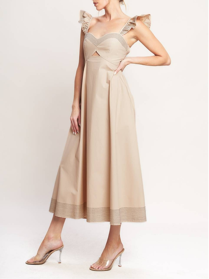 Vestido Raven Beige 3