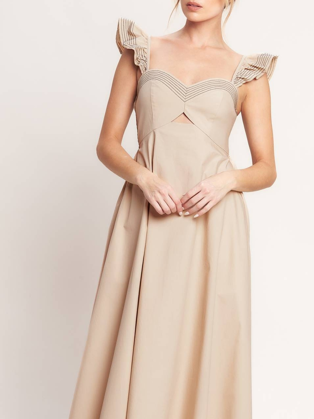 Vestido Raven Beige 5