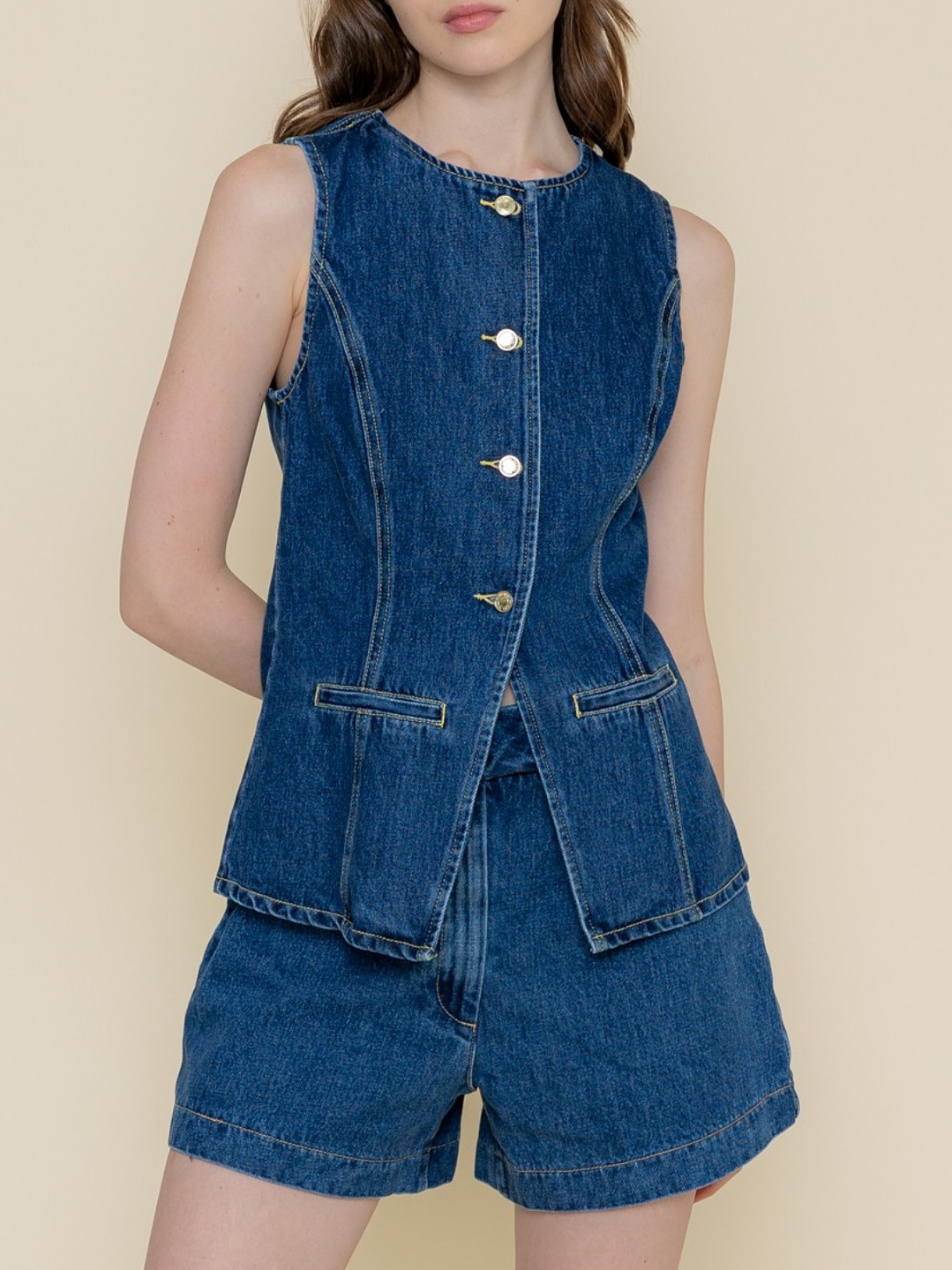 Conjunto Kallie Mezclilla  1