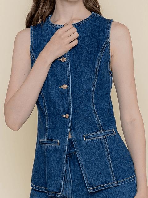 Conjunto Kallie Mezclilla 