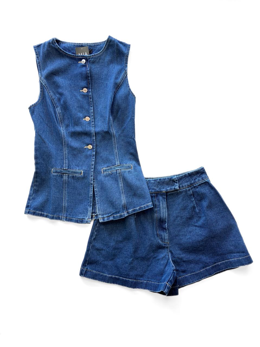 Conjunto Kallie Mezclilla  4