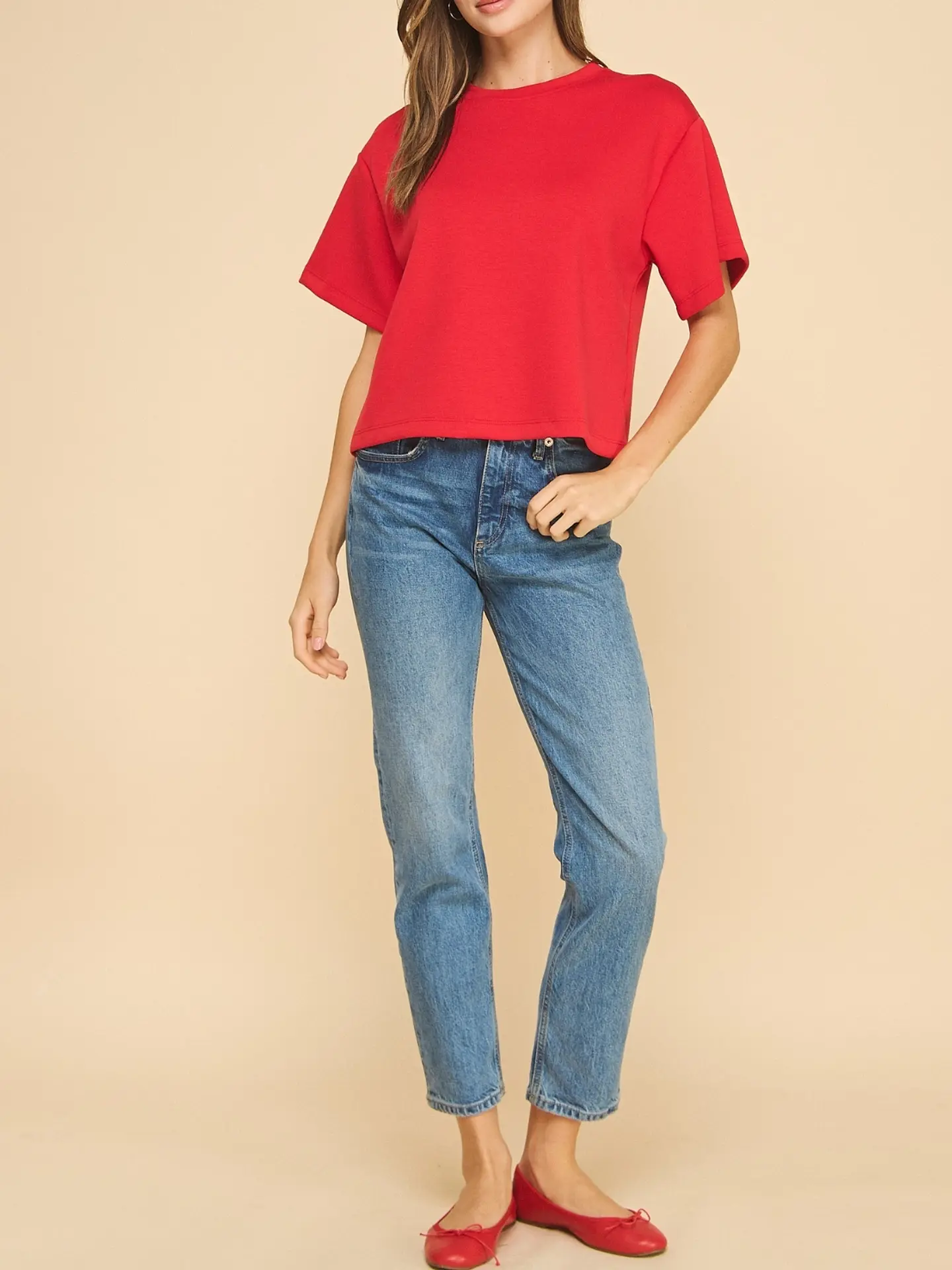 Playera Giselle Roja 4