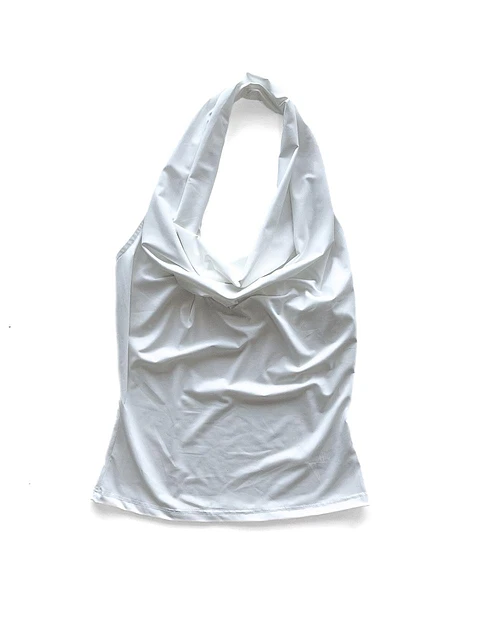 Top Halter Blanco