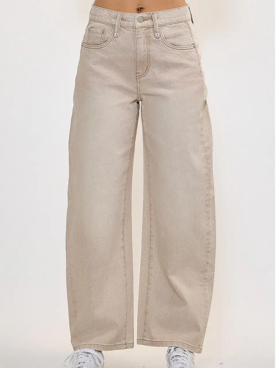 Pantalón Baggy Beige  3