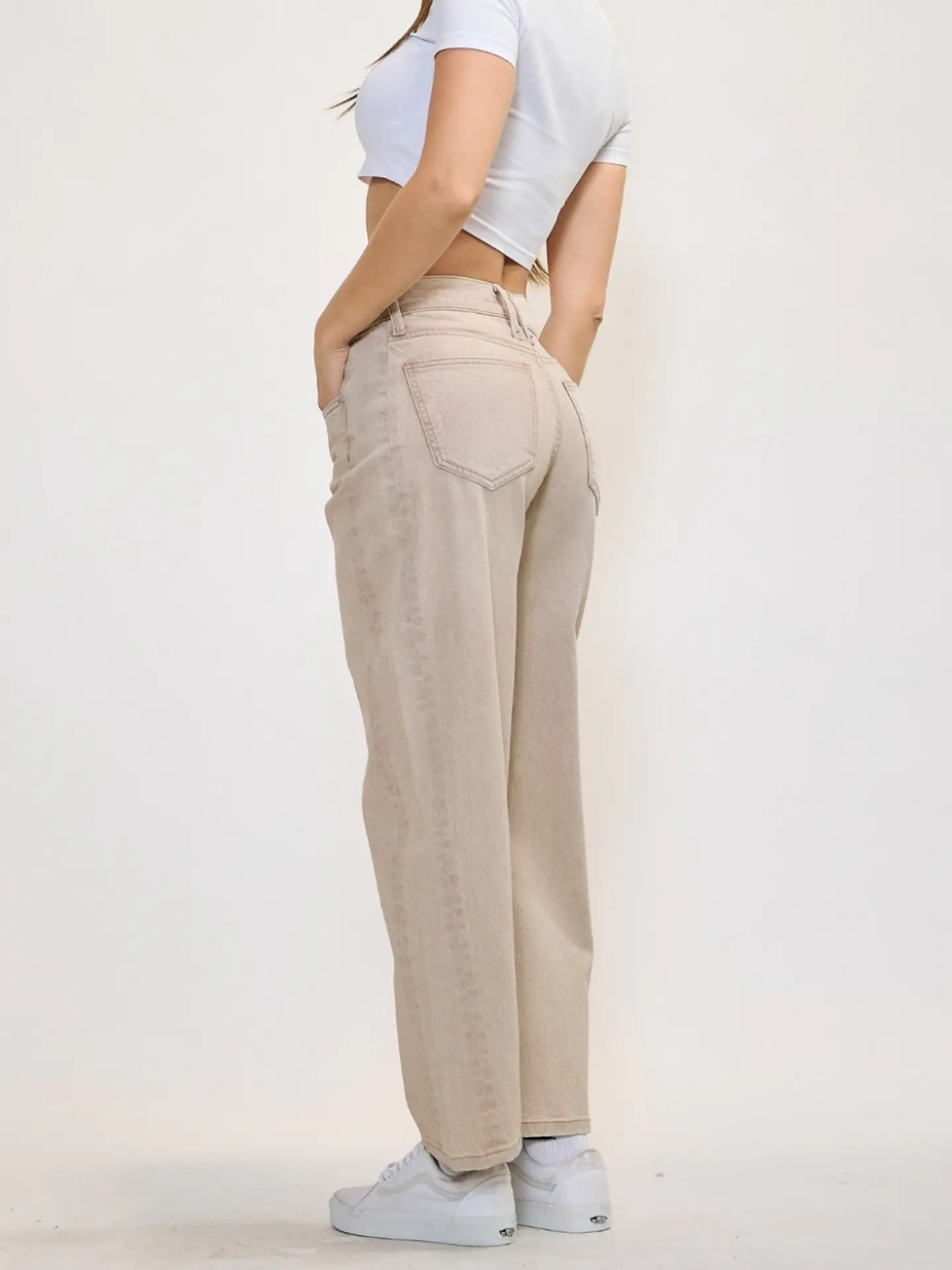 Pantalón Baggy Beige  6