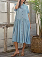 Vestido Blythe Azul - Miniatura 3