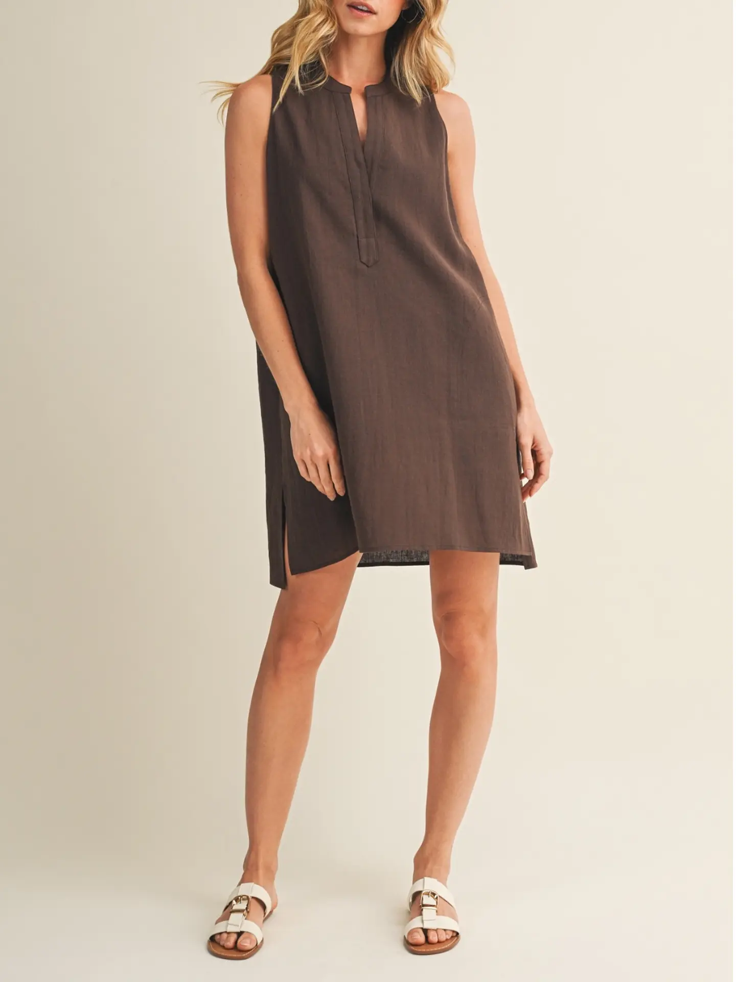 Vestido Blane Café 4