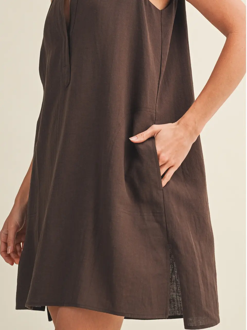Vestido Blane Café 5