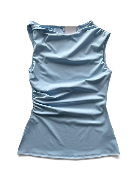 Top Dhalia Blanco