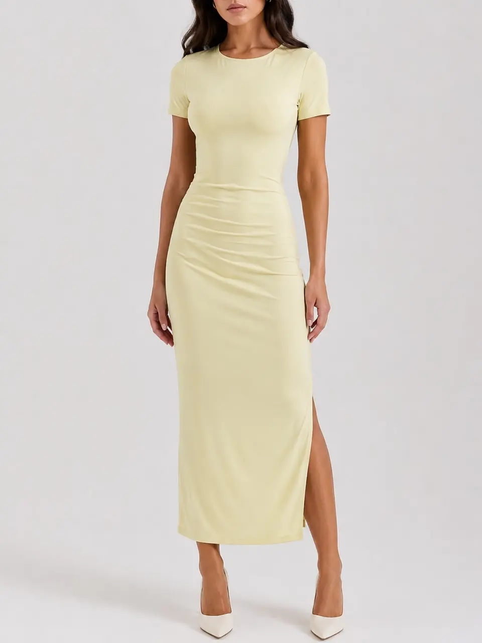 Vestido Briss Amarillo 1