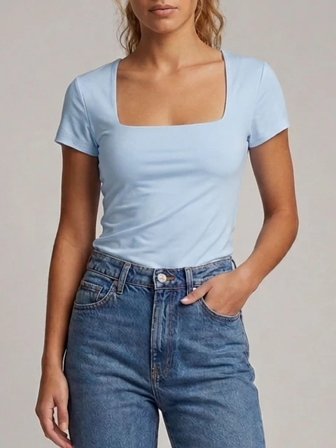 Top Valerie Azul