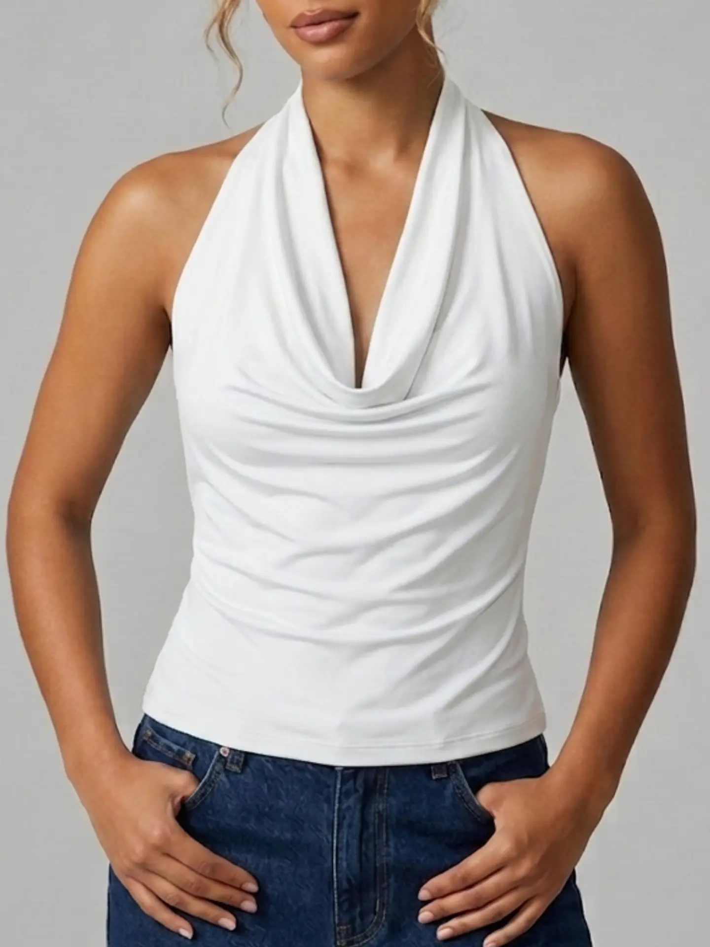 Top Halter Blanco 1