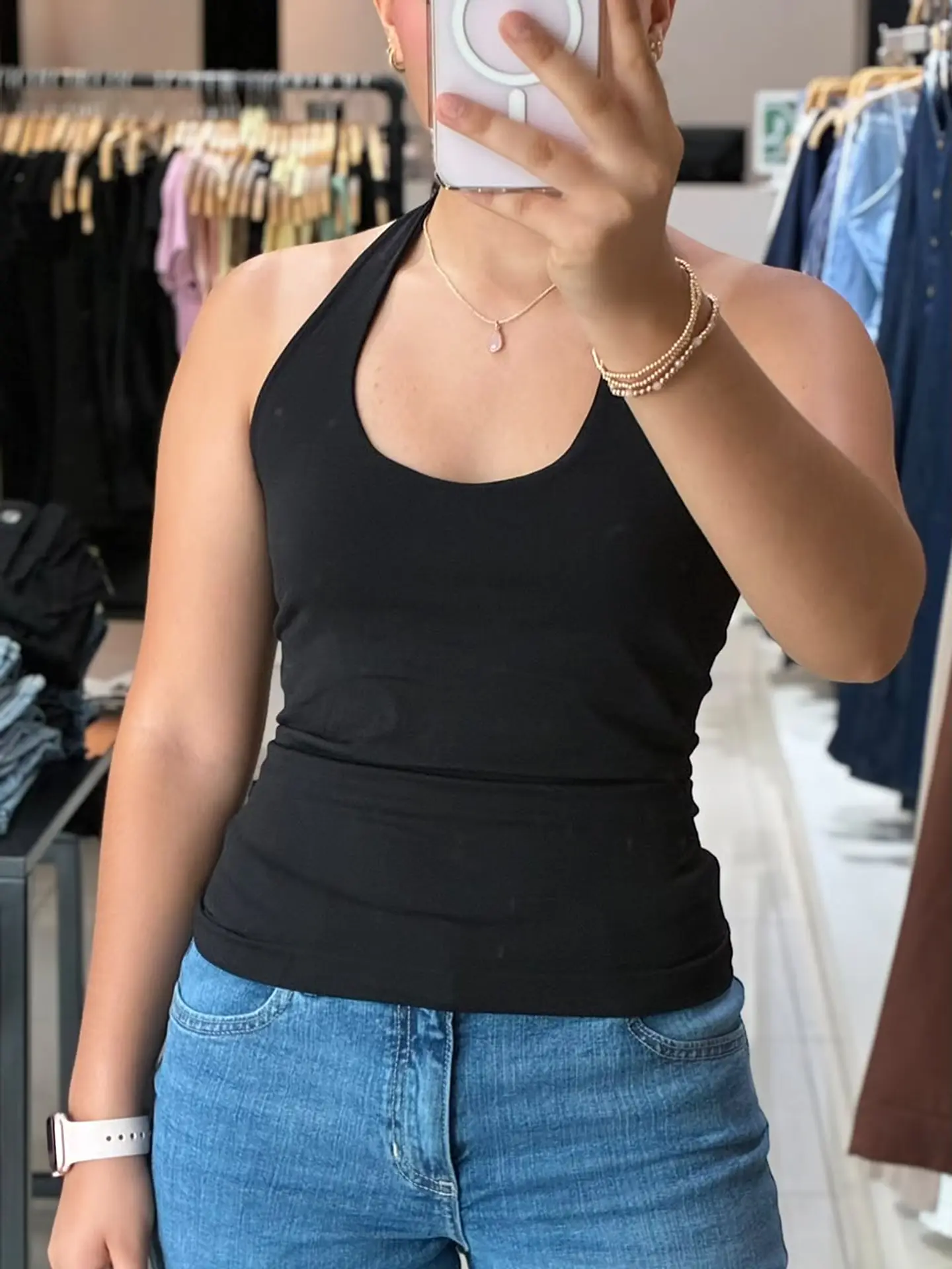 Top Halter Negro 1