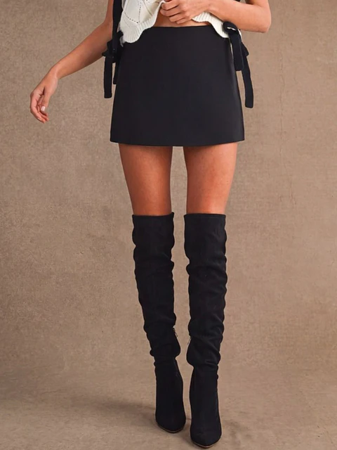 Short Falda Meve Negra