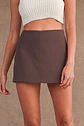 Short Falda Meve Café - Miniatura 1