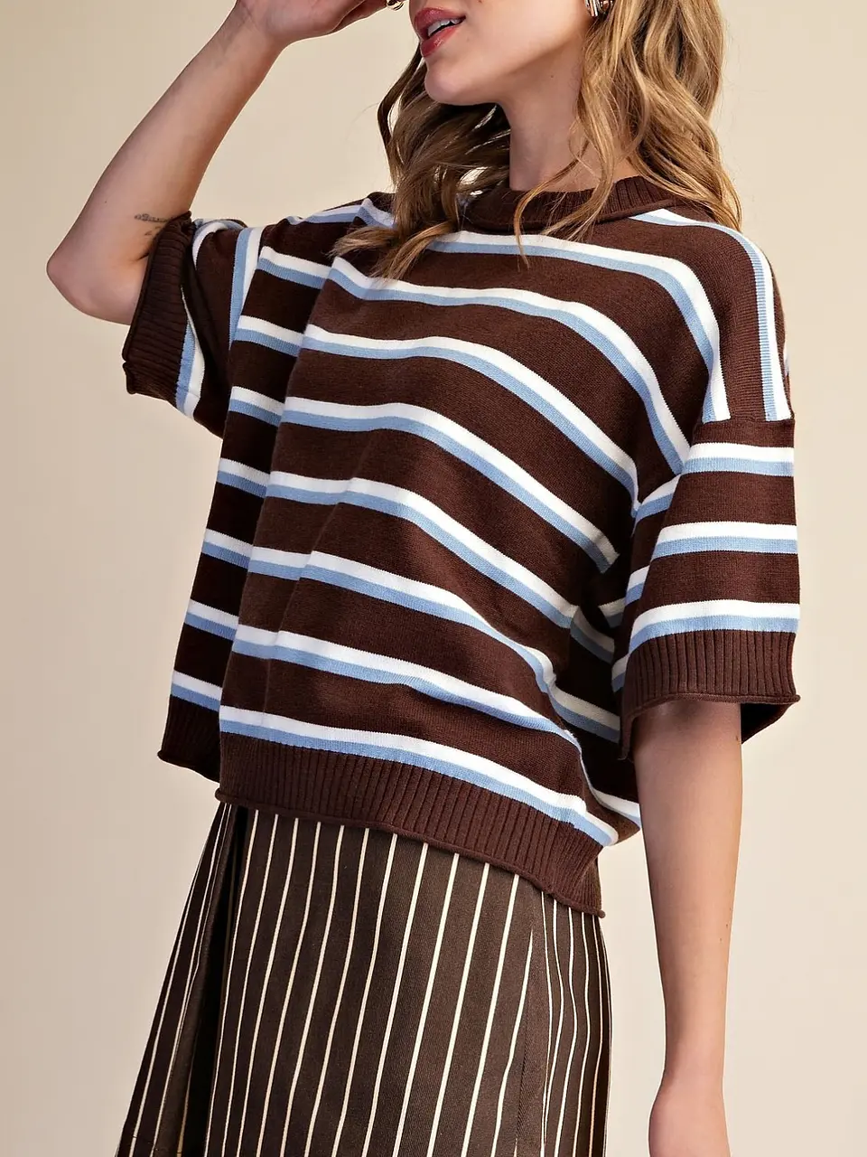 Blusa Jazmín Café 2