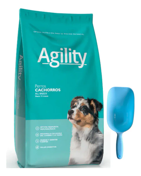 Agility Alimento Perro Adulto Premium  Sabor Mix 15 kg + Pala Multifuncional