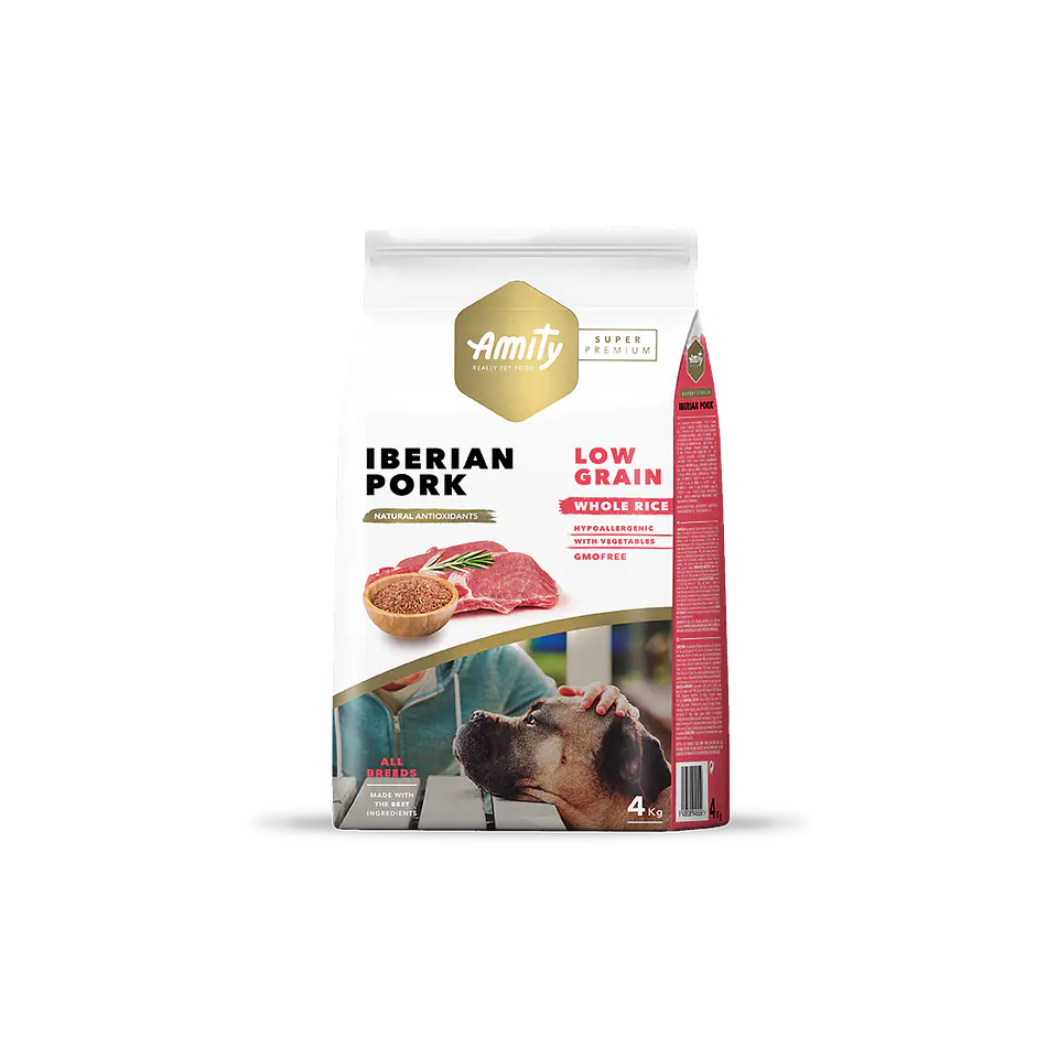 Amity Alimento - Cerdo Ibérico - 4 Kg - Alimento S. Premium 4 kg 1