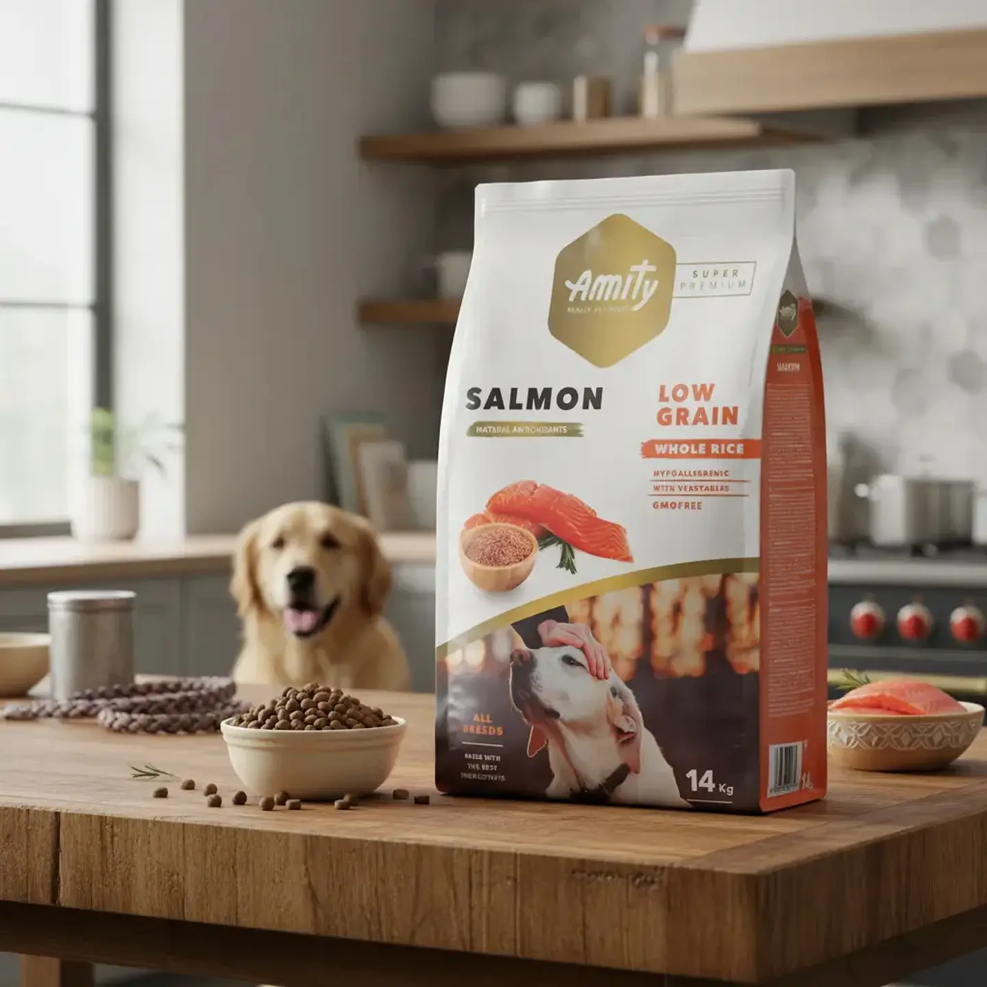 Amity Alimento Perro Adulto Sabor Salmón 14 kg 4