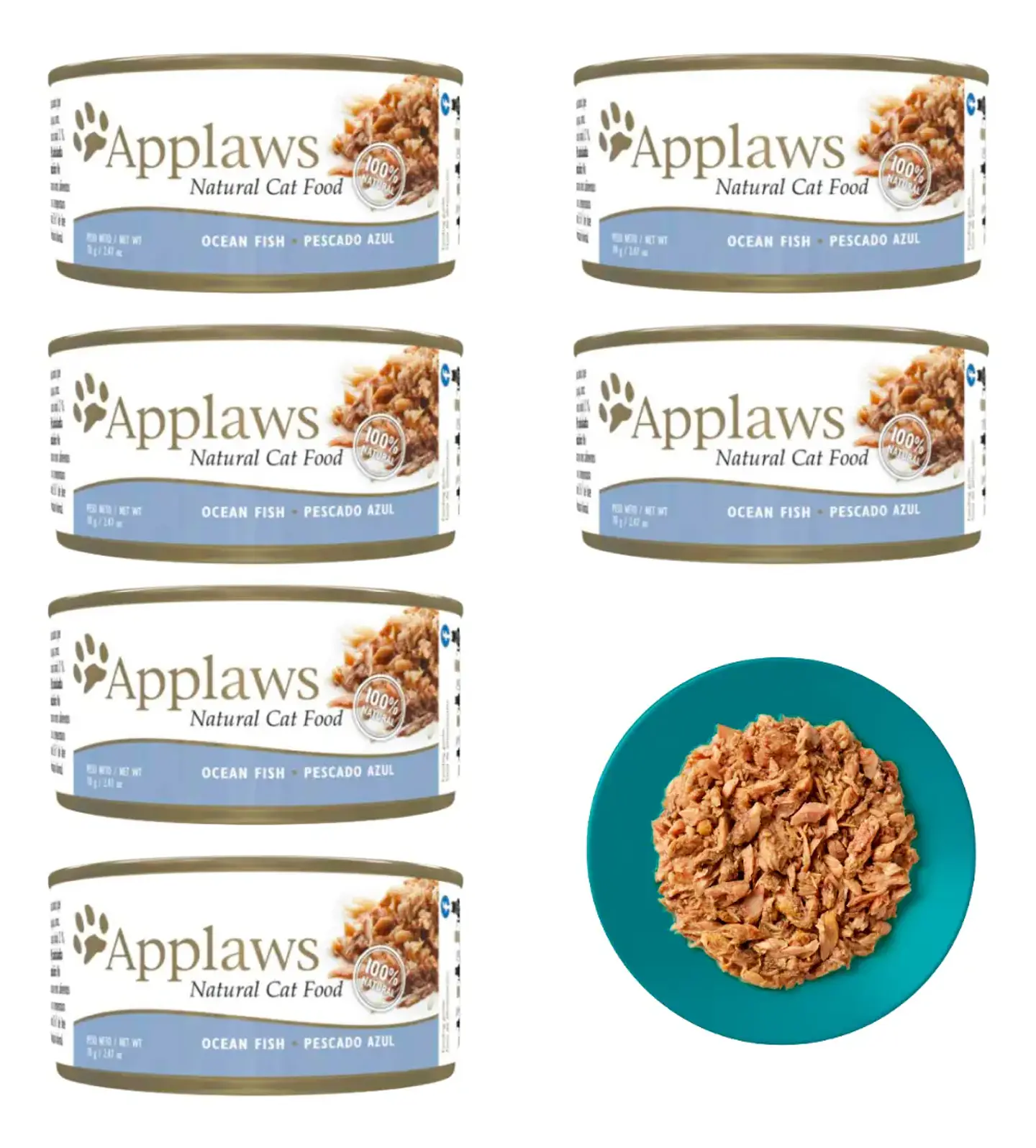 Applaws Alimento Gato Adulto Sabor Atún 420 g 1