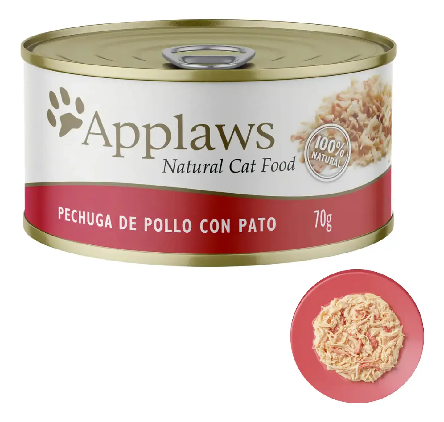 Applaws 6 Latas Alimento Sabor Pollo con Pato para Gatos 420 g 2