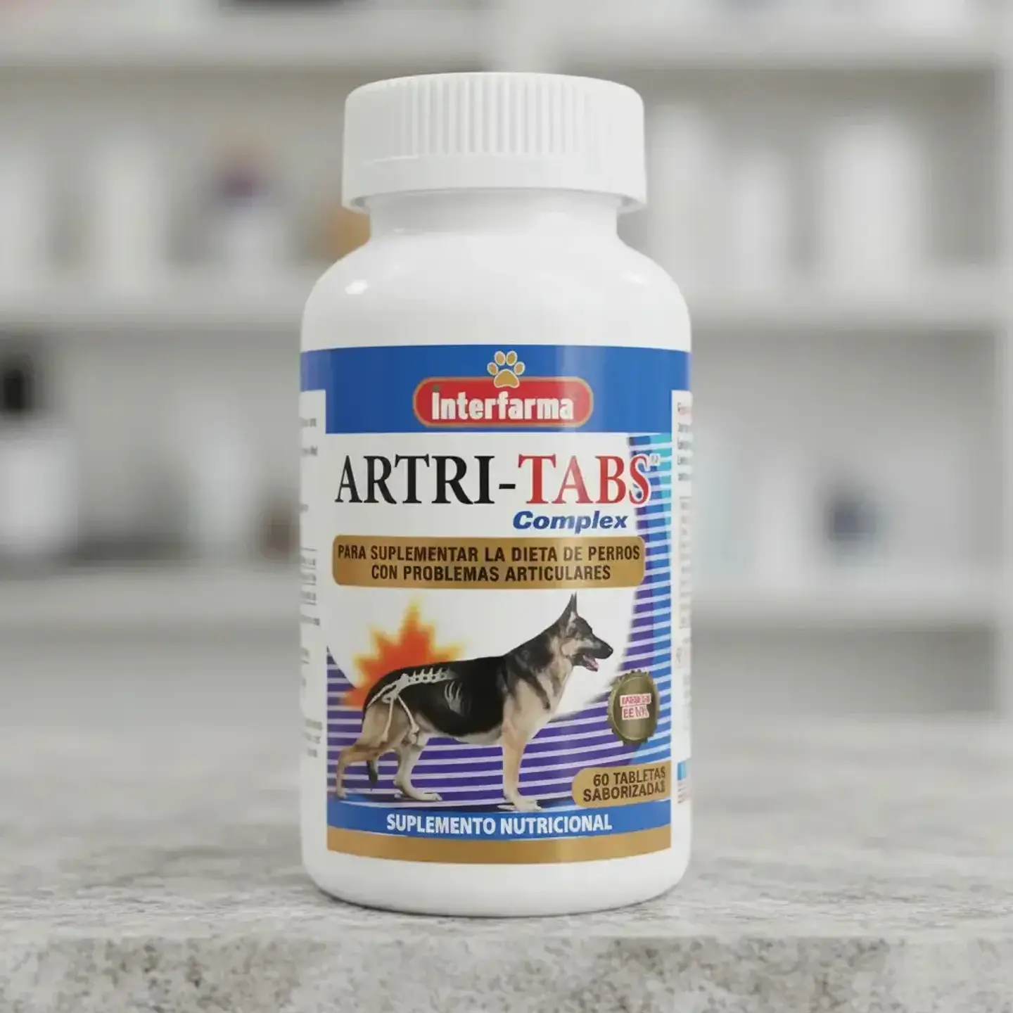 Artritabs Alimento Artri-tabs Complex - Sumplemento Nutricional- 60 Tabletas 1.5 kg 3