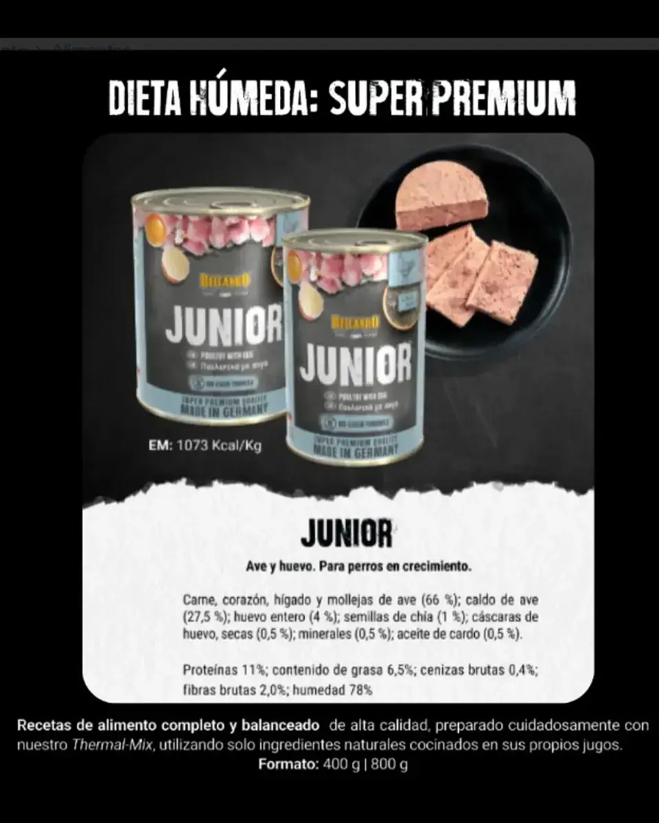 Belcando Junior Alimento Húmedo Para Perros 800 Gr Pack 3 4