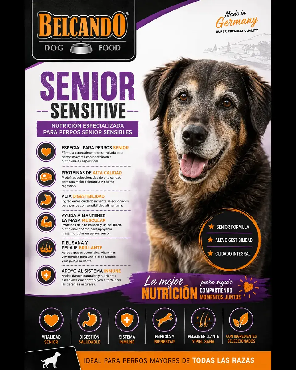 Belcando Alimento Para Perro Senior Sensitive 4 kg 2
