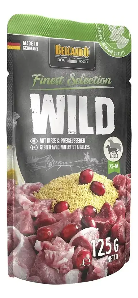 Belcando Finest Selection Venado, Mijo y Arándano Alimento Húmedo Para Perros 125 g