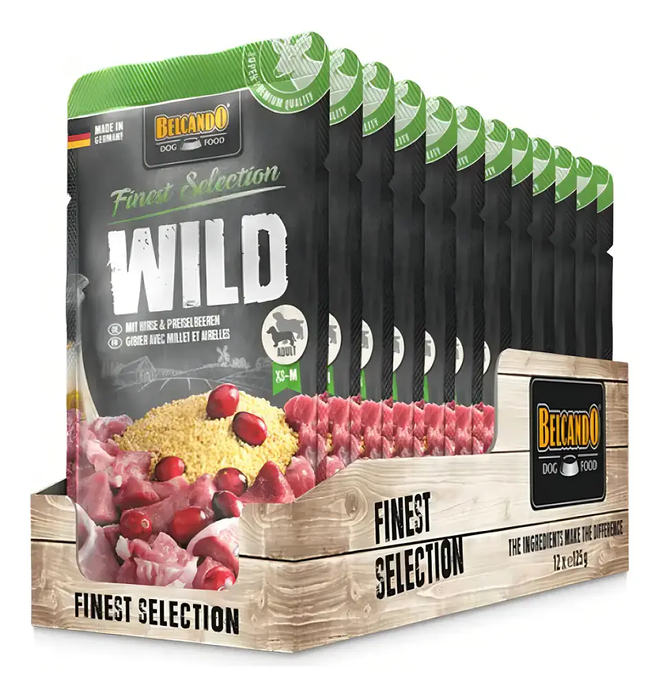 Belcando Finest Selection Venado, Mijo y Arándano Alimento Húmedo Para Perros 125 g 2