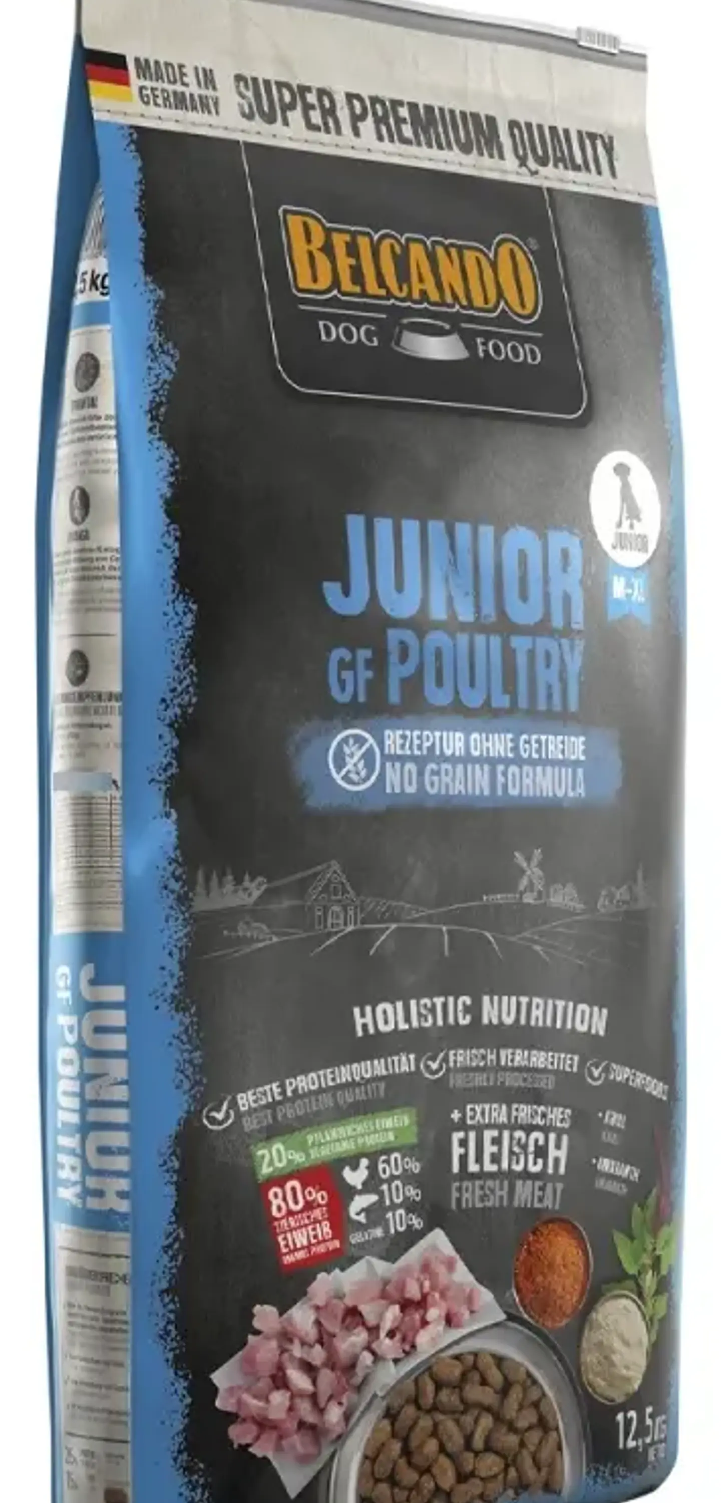 Belcando Alimento Junior Gf Poultry 12,5 Kgs  1