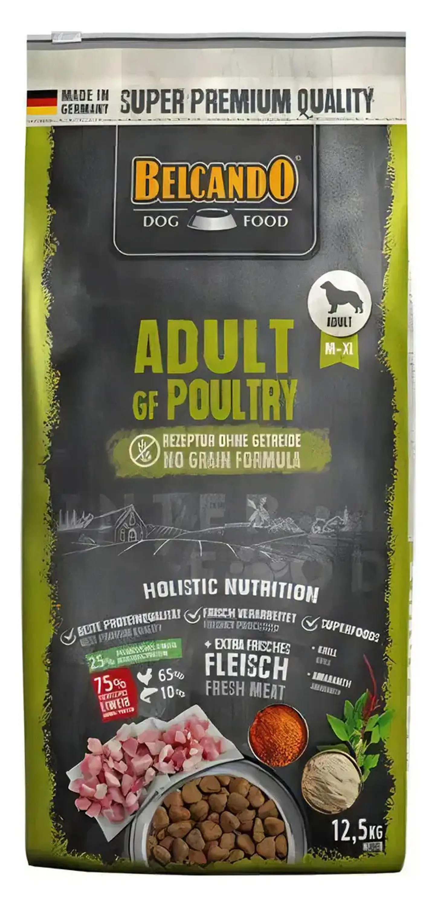 Belcando Alimento Adult Gf Poultry Adulto 12,5kg  2