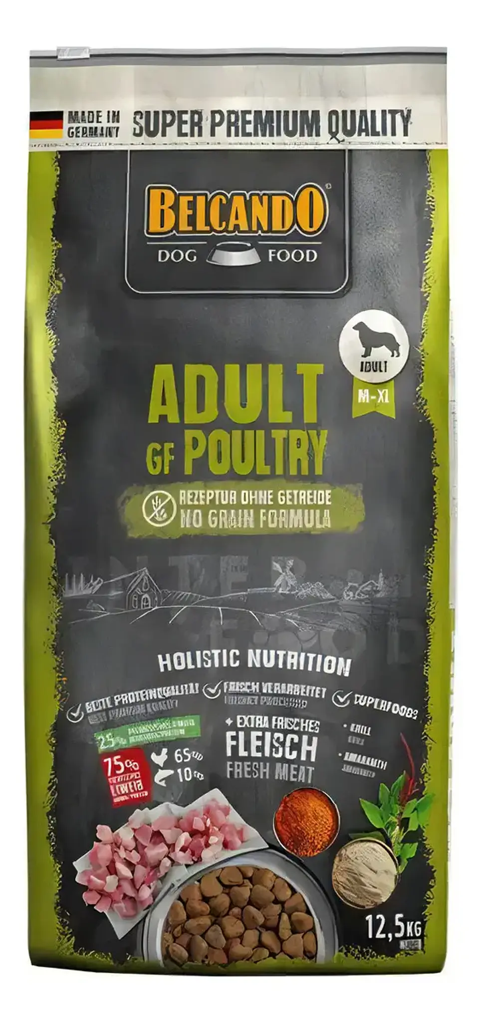 Belcando Alimento Adult Gf Poultry Adulto 12,5kg  2