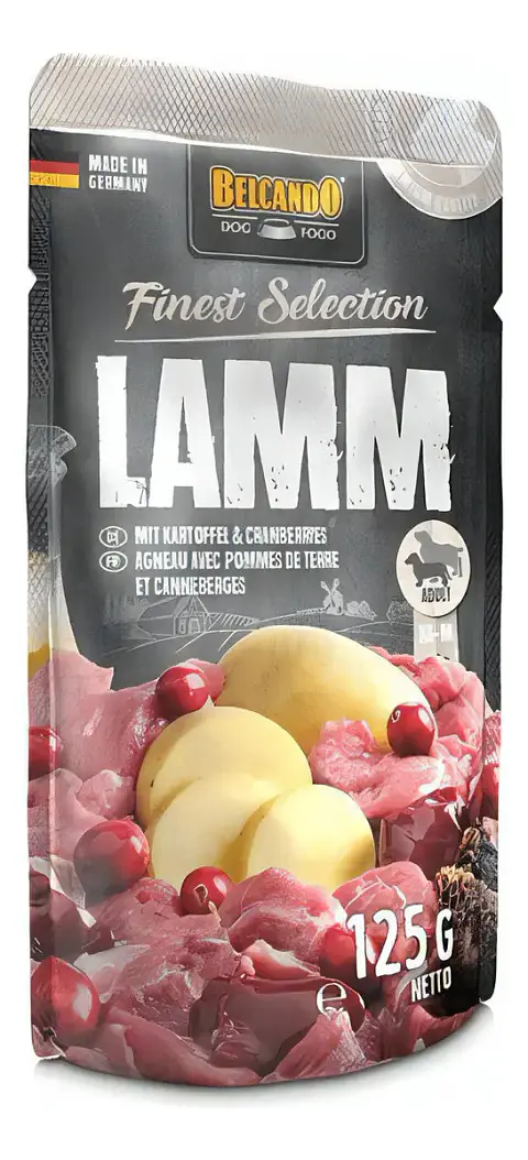 Belcando Cordero Papas Arándano Alimento para Perro 125 g