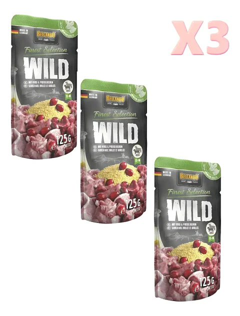 Belcando Alimento 3 Sachets Wild Venado - 125 Grs C/u 1.5 kg