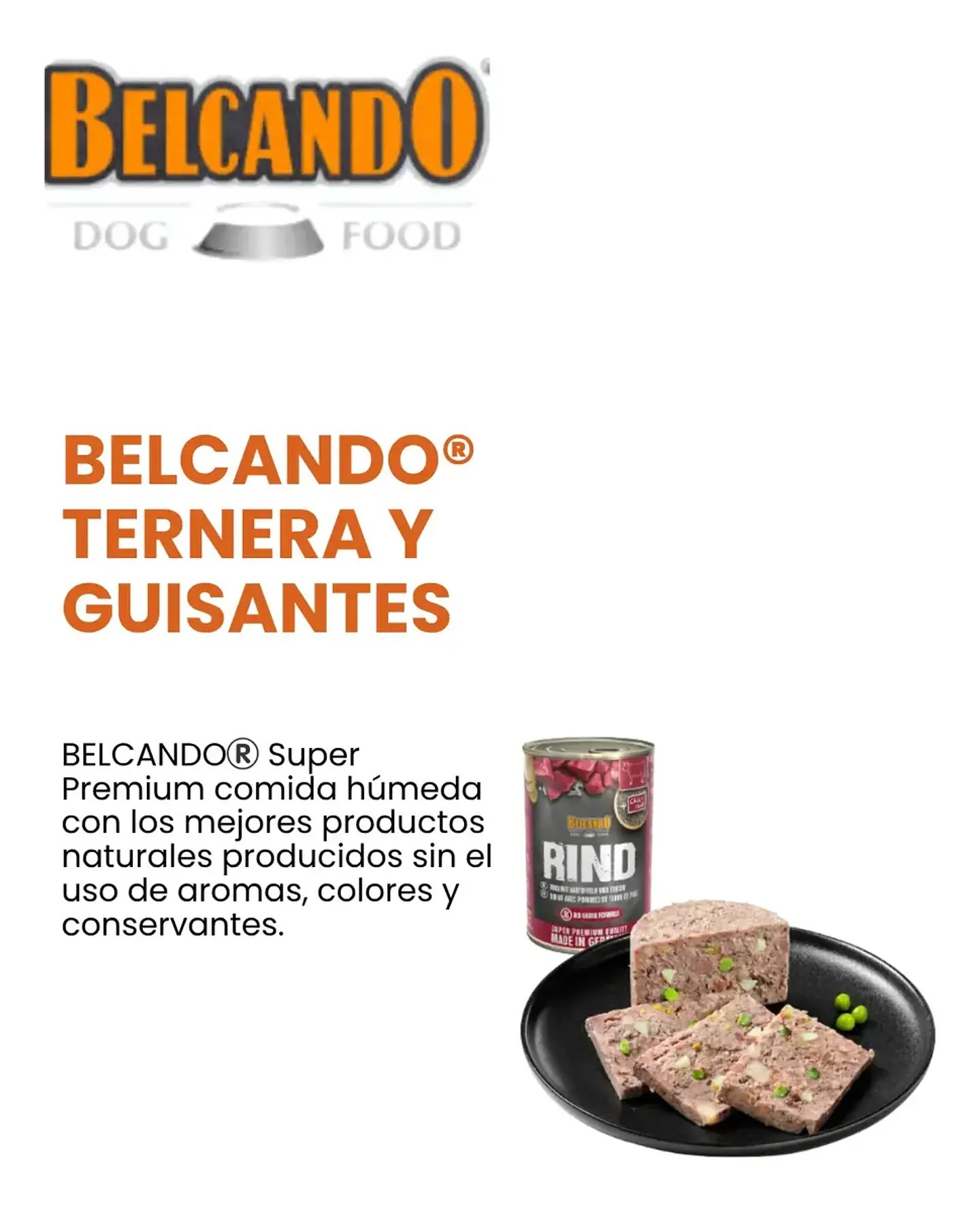 Belcando Rind 3 Latas 800 Grs C/u - Alimento Húmedo Perros. 2