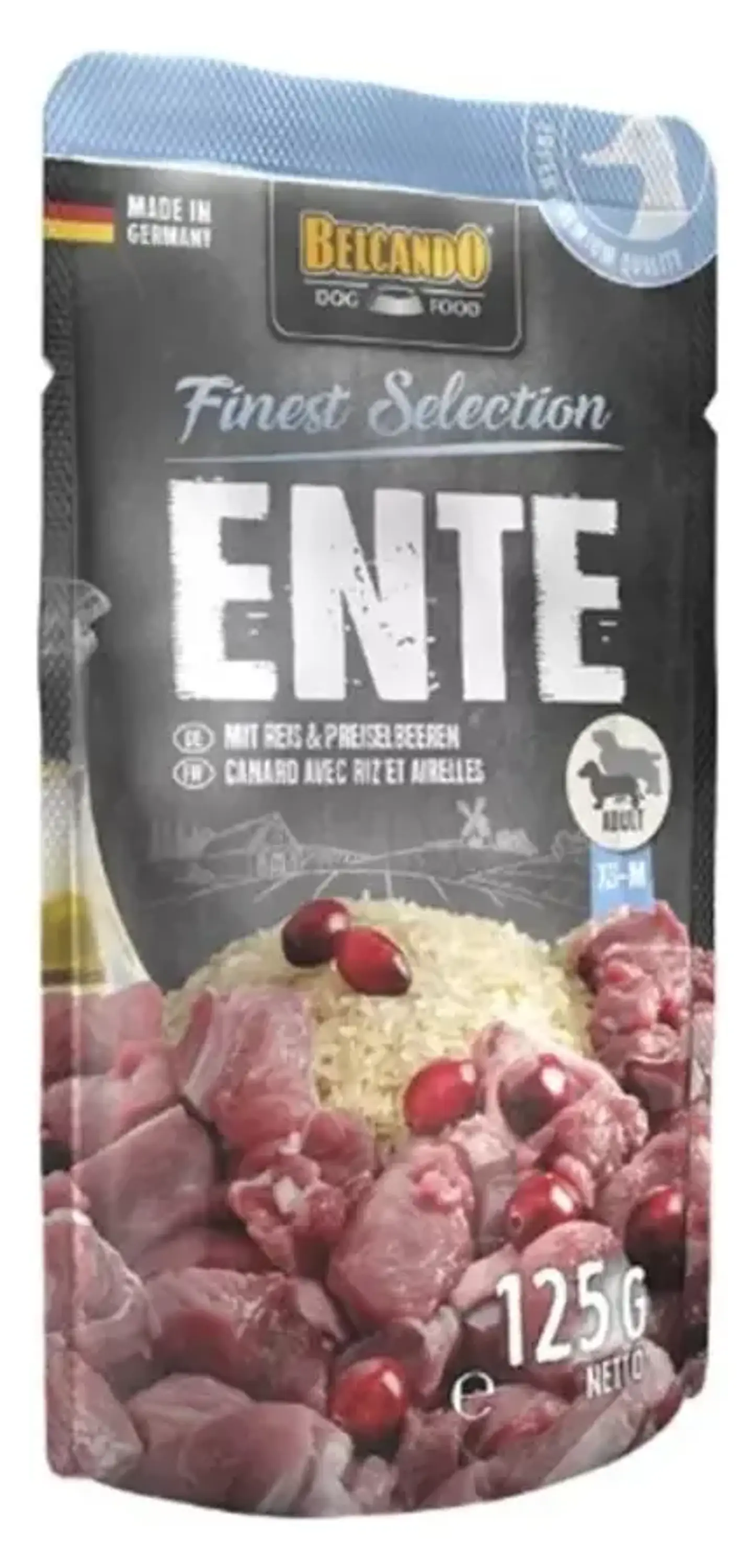 Belcando Alimento Húmedo Para Perro Arroz Arándano 125g  1