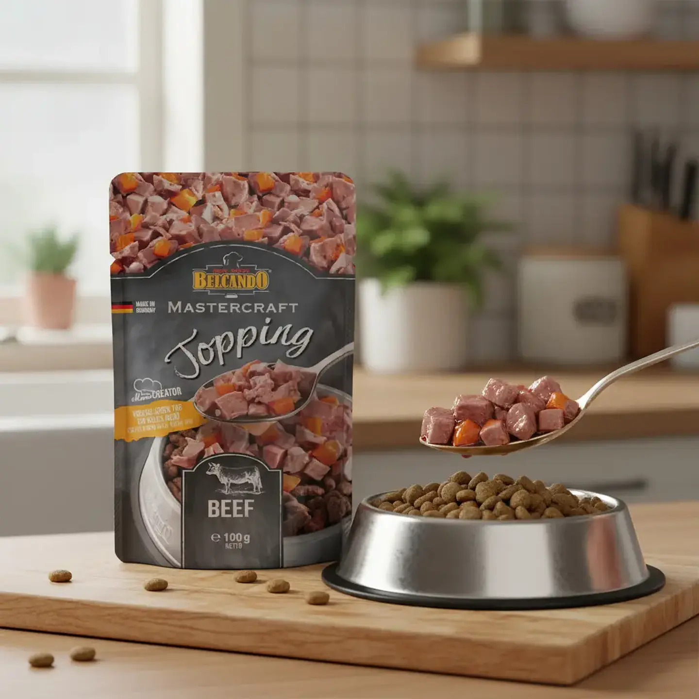 Belcando SACHET MASTERCRAFT TERNERA Alimento para Perro Sabor Pollo 100 g 2