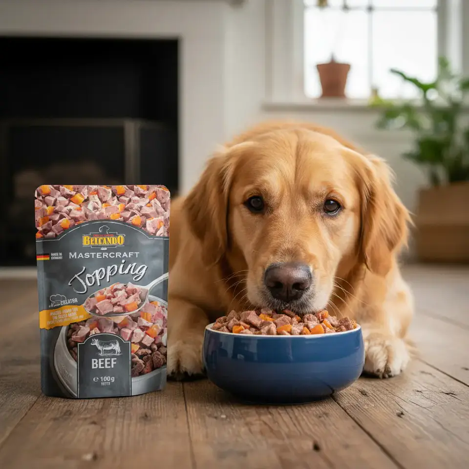 Belcando SACHET MASTERCRAFT TERNERA Alimento para Perro Sabor Pollo 100 g 3