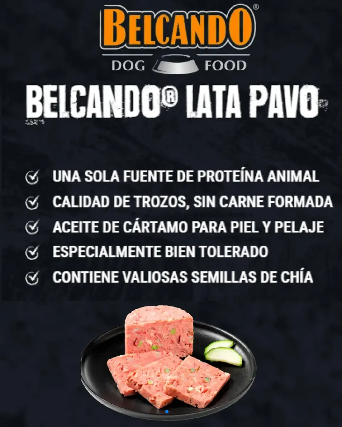 Belcando Alimento Lata Quality Selection pavo Para Perros 800 Gr 2