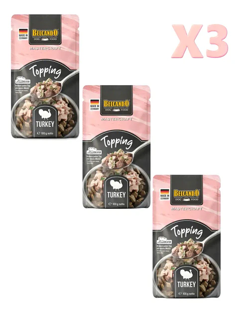 Belcando Alimento 3 Sachets Mastercraft Pavo - - 300 Grs 1.5 kg