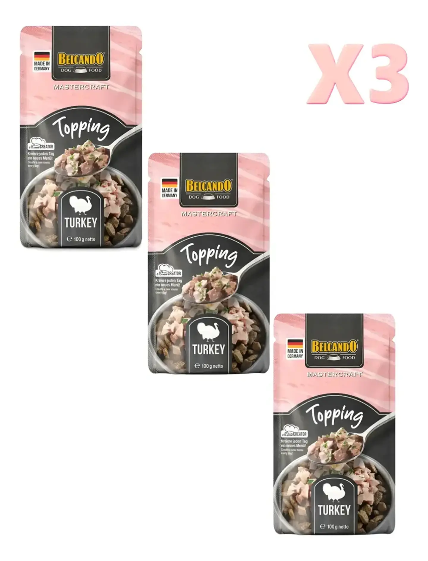 Belcando Alimento 3 Sachets Mastercraft Pavo - - 300 Grs 1.5 kg 1