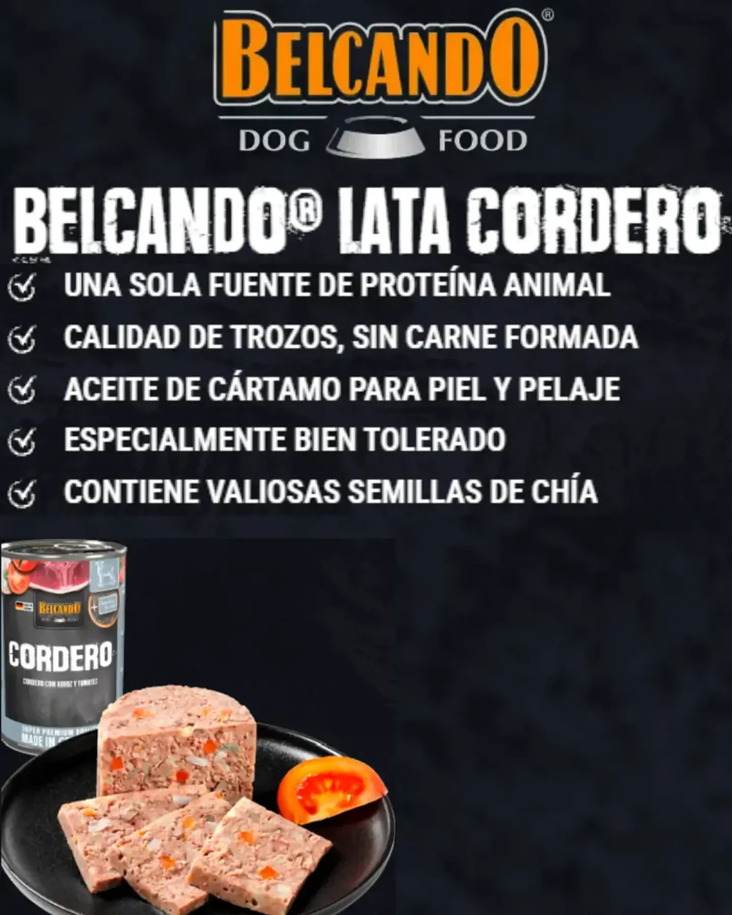 Belcando 3 Pack Alimento Humedo Para Perro Sabor Cordero 400 Gr 3