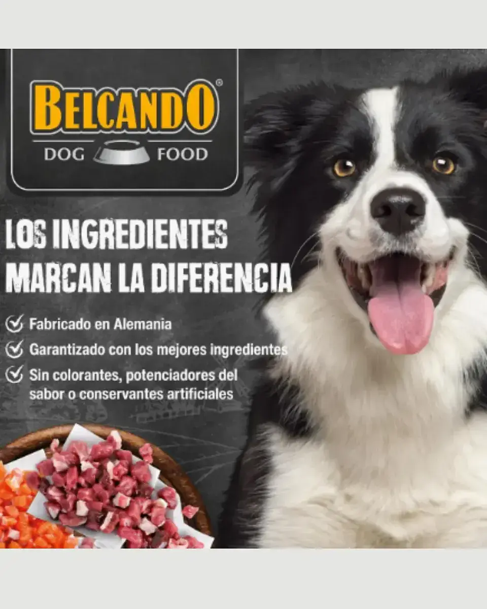 Belcando 3 Sachets Cordero Patatas Lamm Para Perros 125 g  3