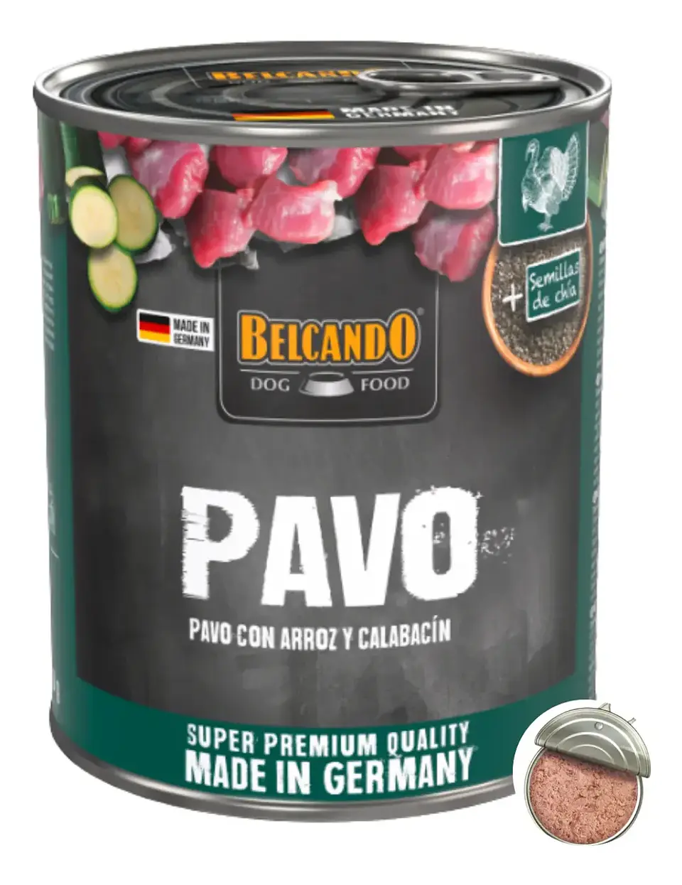 Belcando Alimento 3 Latas Quality Selection pavo Para Perros 800 Gr C/u  2