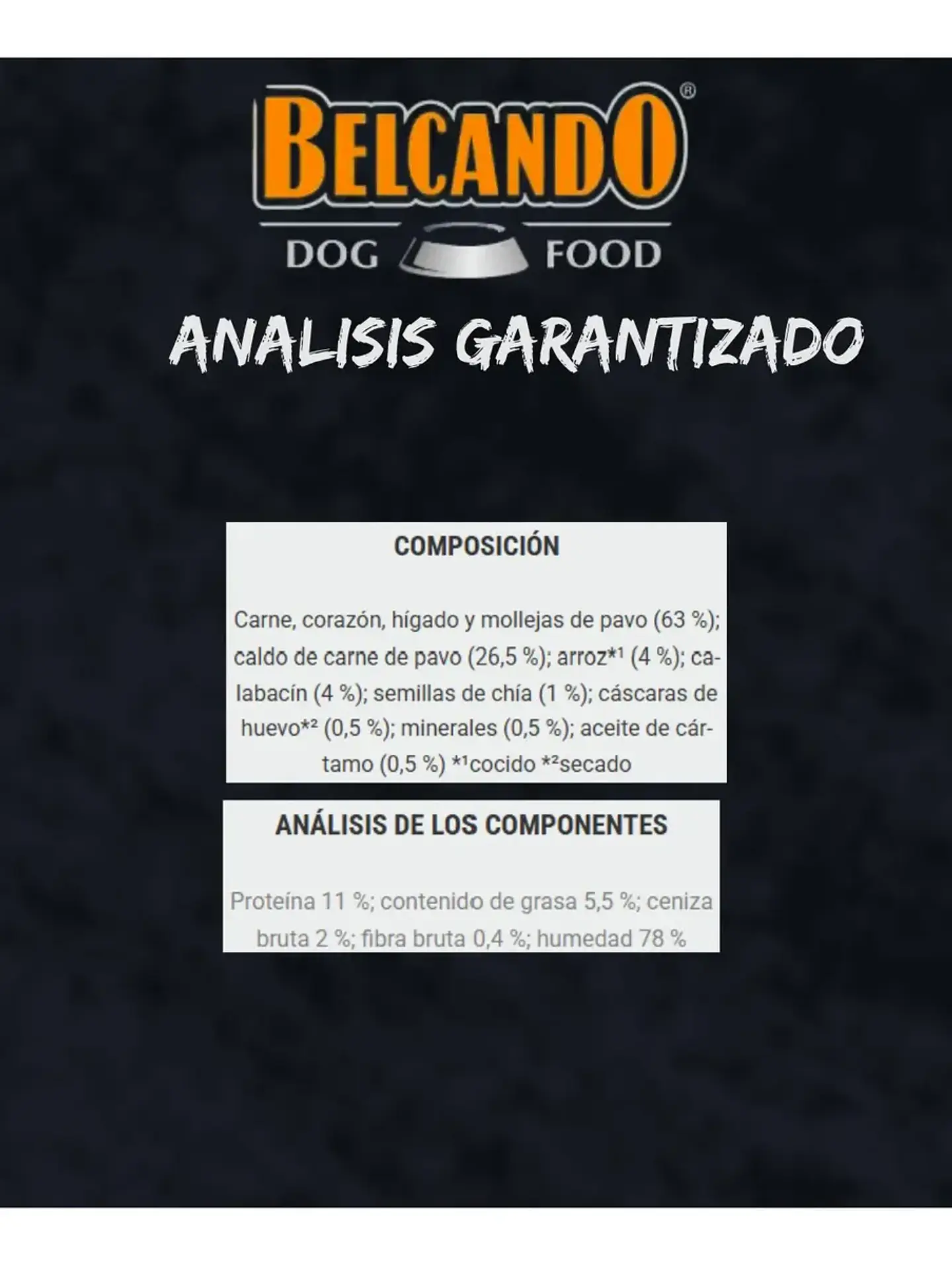 Belcando Alimento 3 Latas Quality Selection pavo Para Perros 800 Gr C/u  6