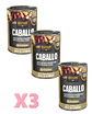 Belcando 3 Latas Qs Alimento Humedo De caballo Para Perro 800 Gr C/U  - Miniatura 1