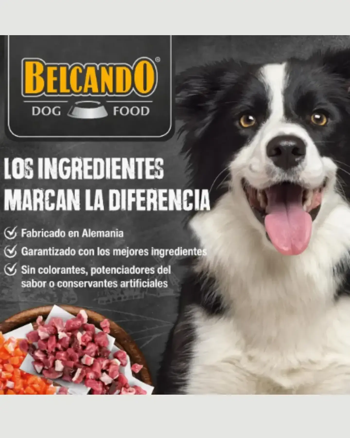 Belcando Alimento 3 Sachets Ente (pato-arroz-arandanos- 125 Grs C/u 1.5 kg 3