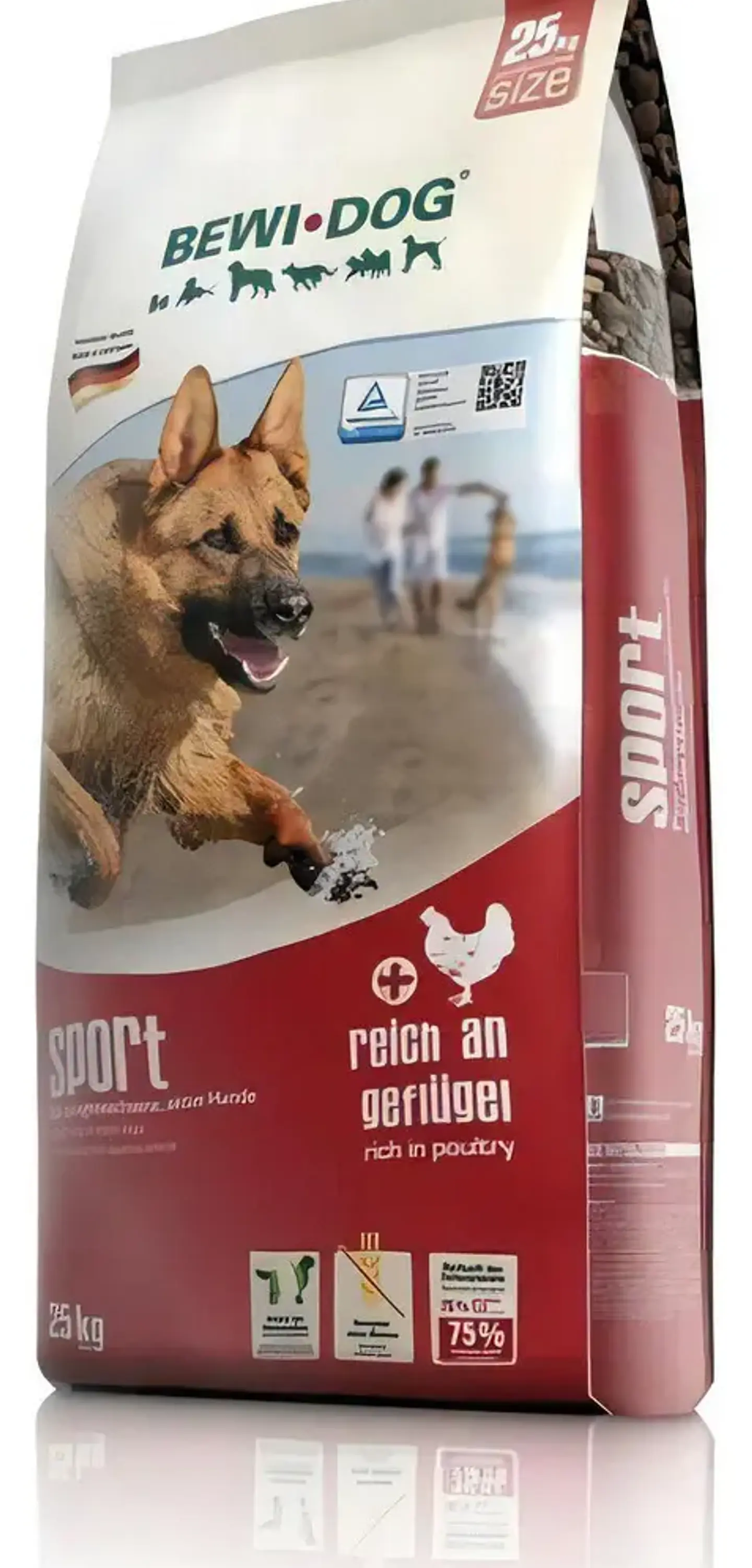 BEWIDOG Alimento Seco Bewidog Sport Adulto 25 Bolsa Kg  1