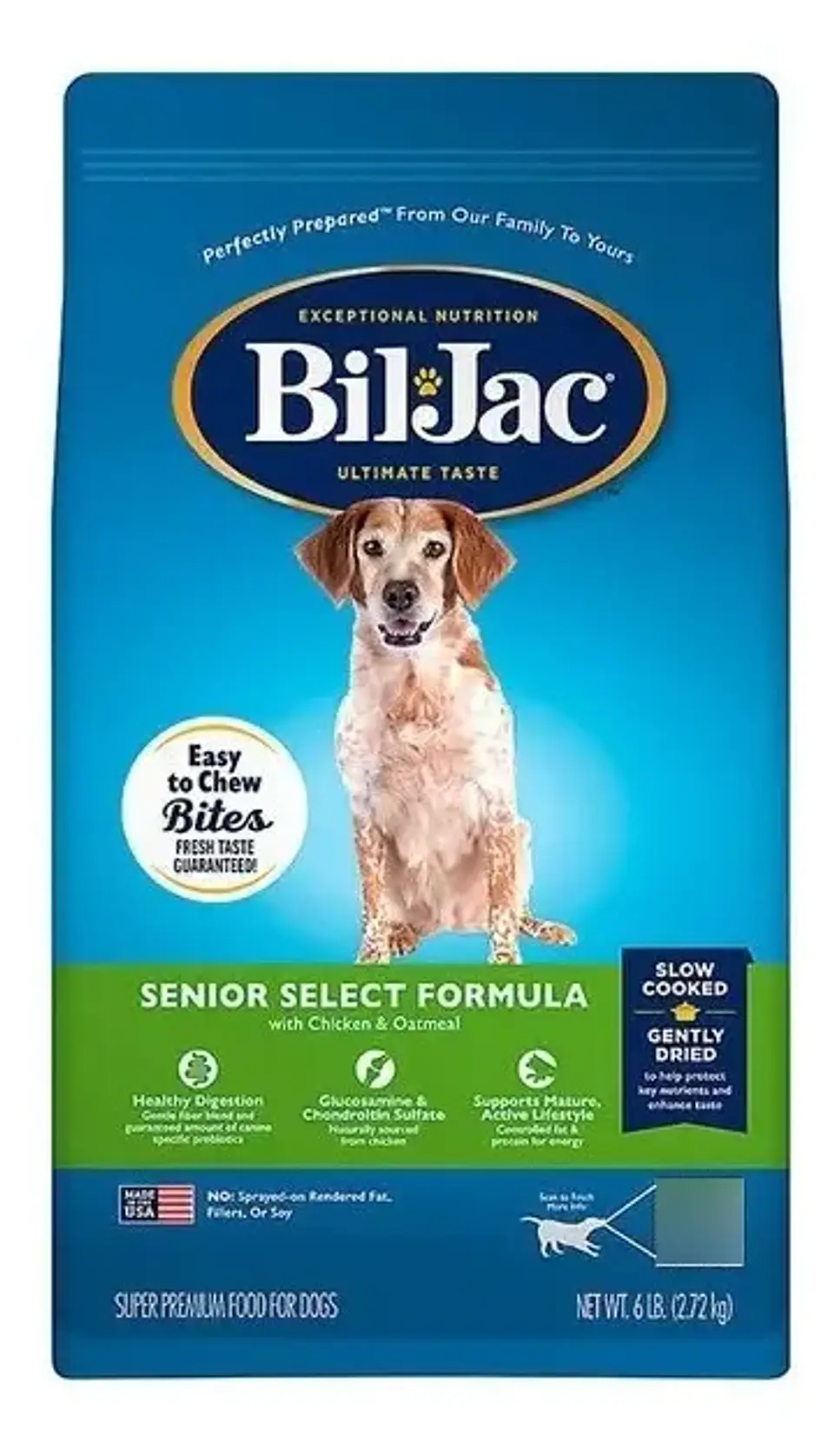 Bil-Jac Select Formula alimento para perros senior 2.72kg 1